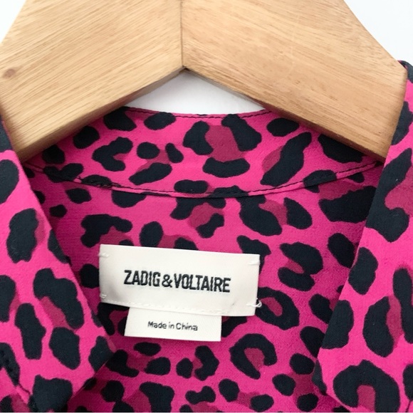 Zadig & Voltaire Leopard Print Mini Dress - Picture 13 of 13